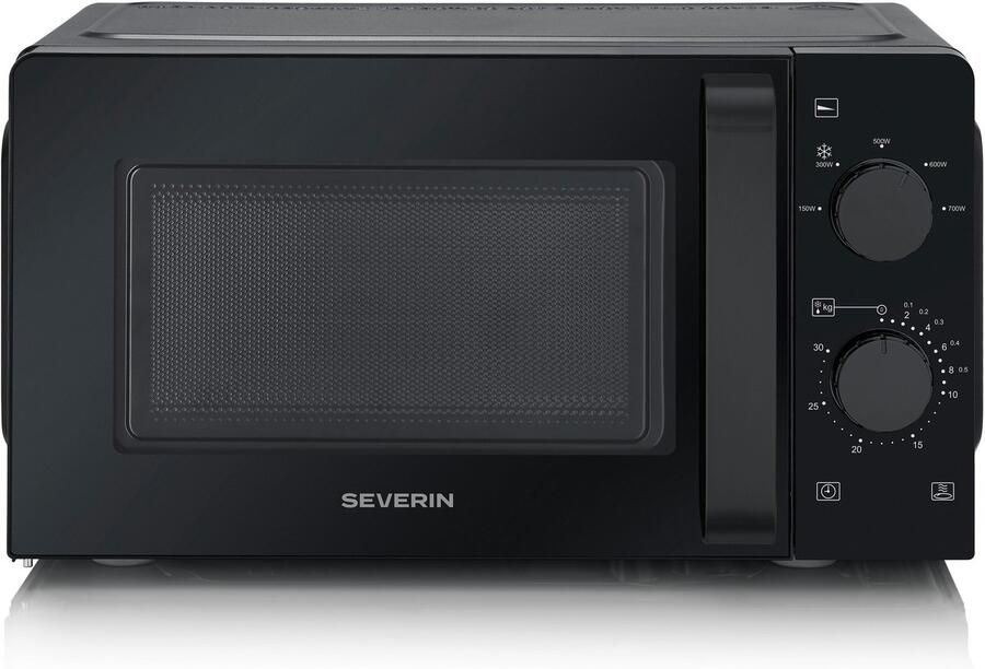 Severin MW 7580 magnetron Zwart Solo-magnetron Aanrecht 19 l 700 W