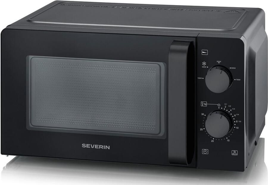 Severin MW 7580 magnetron Zwart Solo-magnetron Aanrecht 19 l 700 W