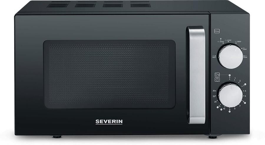 Severin MW 7761 Solo Magnetron vrijstaand geen draaiplateau meer ruimte makkelijk schoonmaken zwart - Foto 4