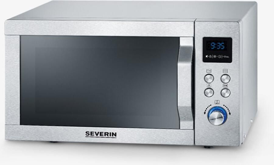 Severin MW 7774 Combi magnetron – Grill en Hetelucht tot 200 °C – EasySelect Bediening 25 Liter- RVS - Foto 4