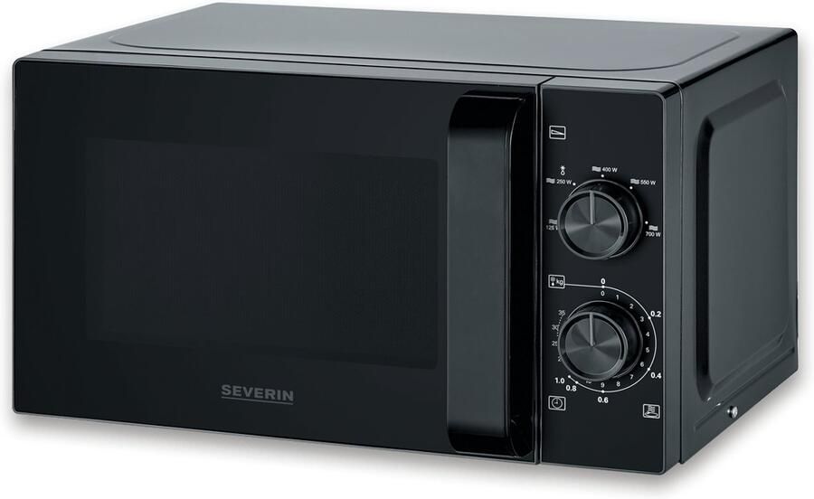 Severin MW 7790 Solo-magnetron 20 liter Zwart - Foto 2
