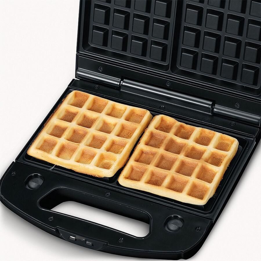 Severin 3-in-1-sandwichmaker SA 2968 Antiaanbaklaag verwisselbare bladen warmte-isolerende grepen - Foto 2