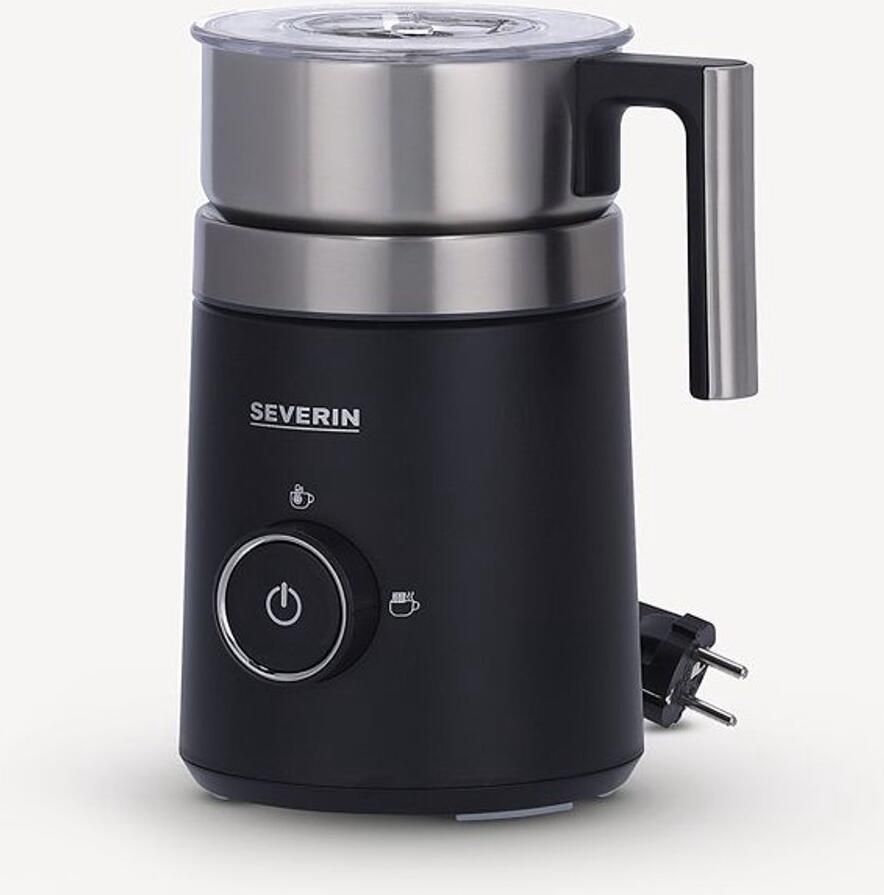 Severin SM 3585 Spuma 500 Melkopschuimer met inductietechniek PFAS-vrij Vaatwasserbestendige roestvrijstalen kan 500ml 3 programma's