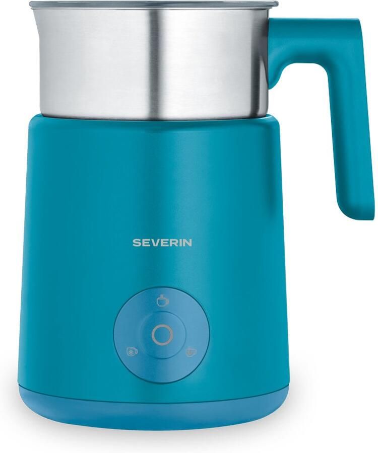 Severin SM 3596 Spuma Lite Inductie Melkopschuimer – Oceaanblauw – 400 ml – Warm & Koud Opschuimen – Chocoladefunctie
