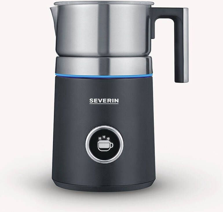 Severin SM 3587 Melkopschuimer met inductietechniek Vaatwasserbestendige melkkan van 700ml OLED Display 13 programma's zilver zwart - Foto 9