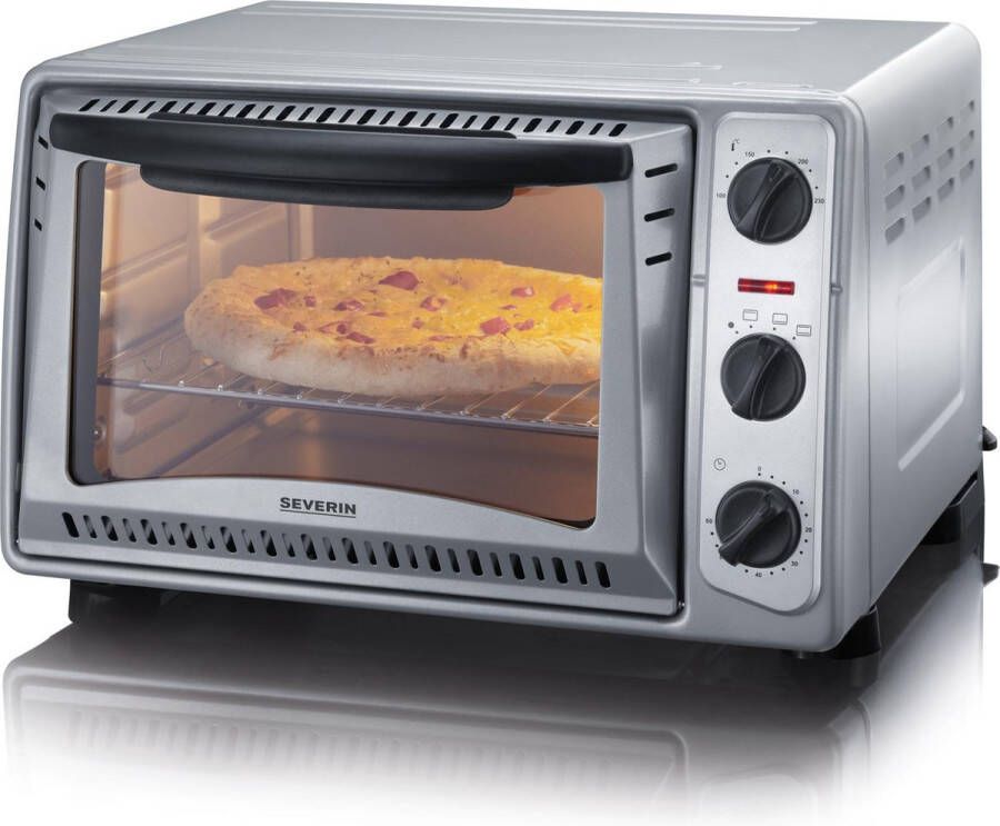 Severin Mini-oven TO 2045 Timerfunctie verschillende schuifniveaus bakplaat grillrooster - Foto 5
