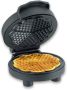 Severin WA 2116 Wafelijzer Black Line ca. 1000 W wafels in hartjesvorm ruimtebesparend slank ontwerp ideaal voor kleine woningen - Thumbnail 1