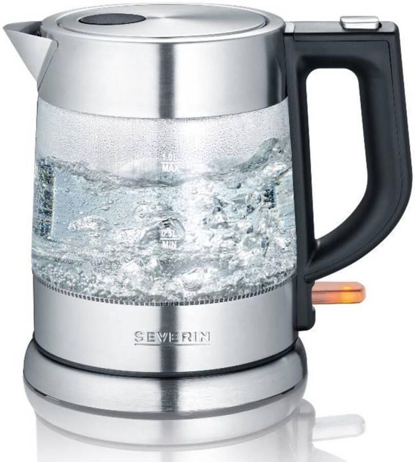 Severin WK 3468 glazen waterkoker 1 liter 2200 watt