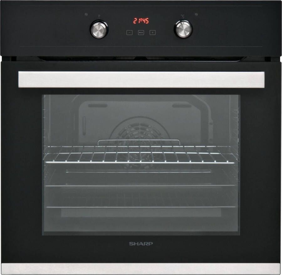 Sharp Home Appliances Sharp-K-60D22BM1EU-Inbouw oven-Nis 60-energie klasse A-zwart