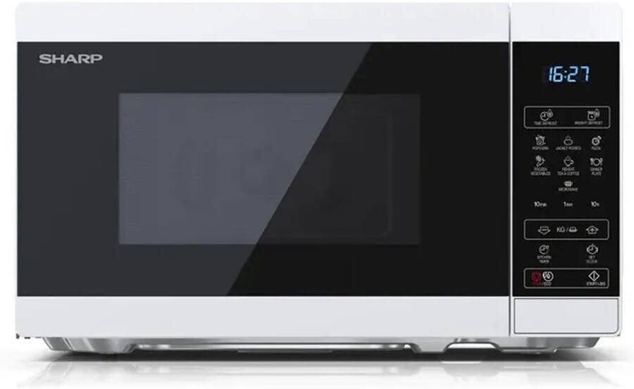 Scherp Sharp YC-MS02E-W magnetron Aanrecht Solo-magnetron 20 l 800 W Zwart Wit