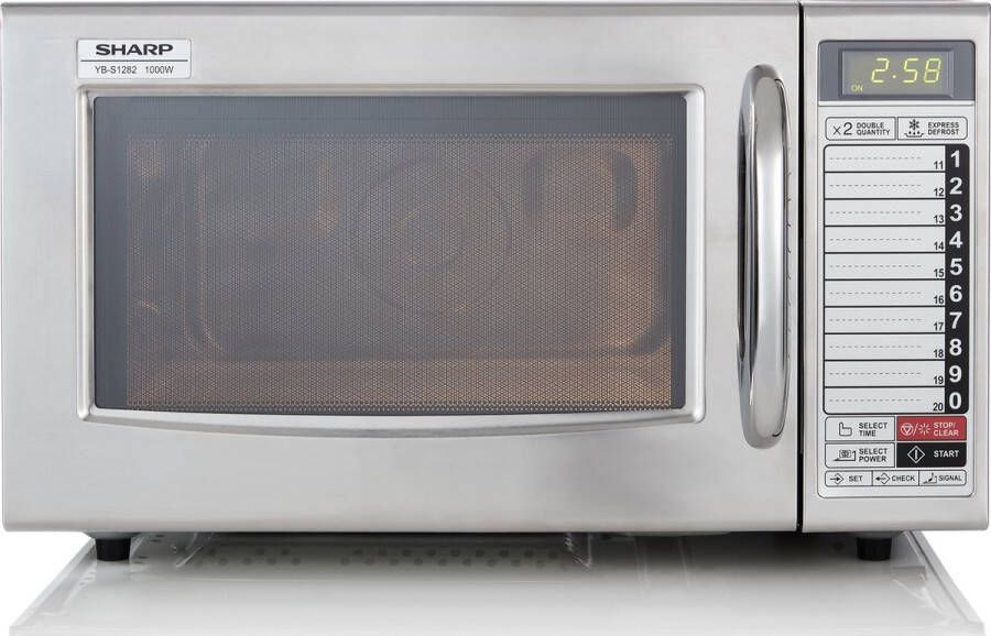 Sharp YB-S4202 Professionele magnetron 20 liter 2100W flatbed RVS