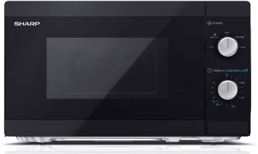 Sharp YC-MS01E-B Solo Magnetron 800 Watt 20 liter zwart