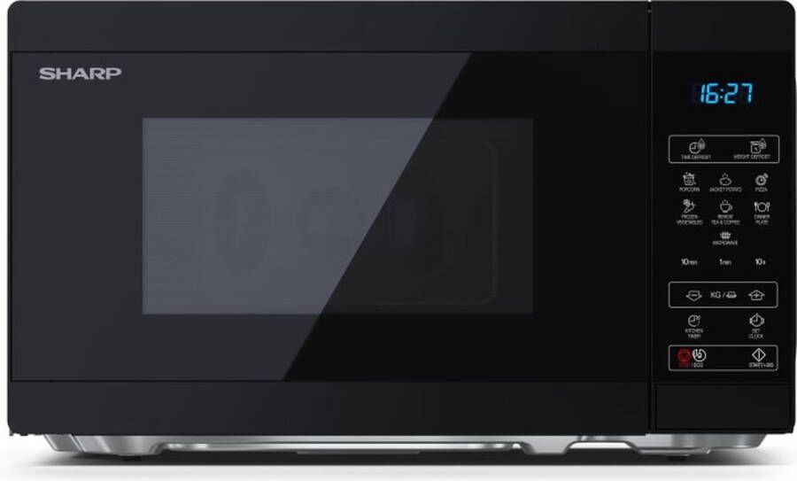 Sharp YC-MS02E-B magnetron Aanrecht Solo-magnetron 20 l 800 W Zwart - Foto 2