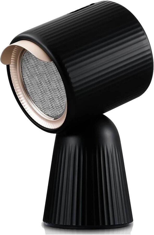 ShaSha Recirculatie afzuigkap -Mini afzuigkappen Met houtskoolfilter Afzuigkap zonder afvoer 180 m3 u 3 niveaus Recirculatie met zuigkracht Kamperen BBQ Wasbaar Zwart