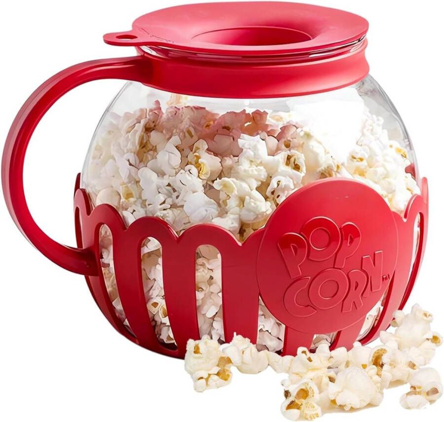 ShopHaven Magnetron Popcornkom Popcornmachine Vaatwasmachinebestendig Instelbare Temperaturen Gezonde Snacks Thuis Gemakkelijk Te Reinigen