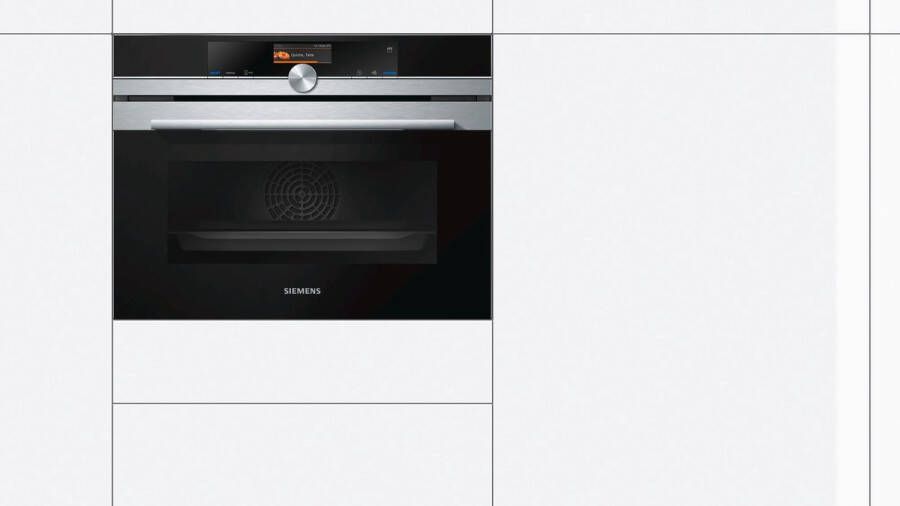 Siemens Oven 45cm CS656GBS2 | Heteluchtovens met stoom | Keuken&Koken Microgolf&Ovens | 4242003839263 - Foto 3