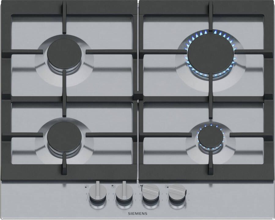 Siemens EC6A5PI90N iQ500 Gaskookplaat Inbouw 60 cm RVS