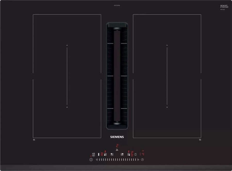 Siemens iQ500 ED731FQ15E kookplaat Zwart Ingebouwd 70 cm Inductiekookplaat zones 4 zone(s) - Foto 2