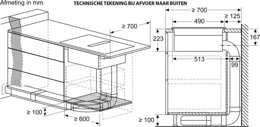 Siemens ED751HQ26E kookplaat Zwart Ingebouwd 71 cm Inductiekookplaat zones 4 zone(s) Inbouw afzuigkap