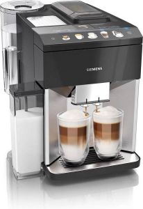 Siemens EQ500 TQ507R03 Volautomatische espressomachine Met kopverwarmer Zwart RVS