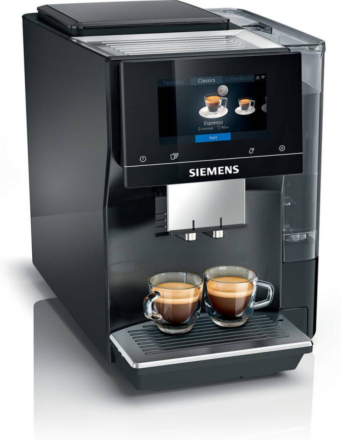 Siemens EQ.700 Classic TP707R06 Volautomatische espressomachine Midnite zwart metallic