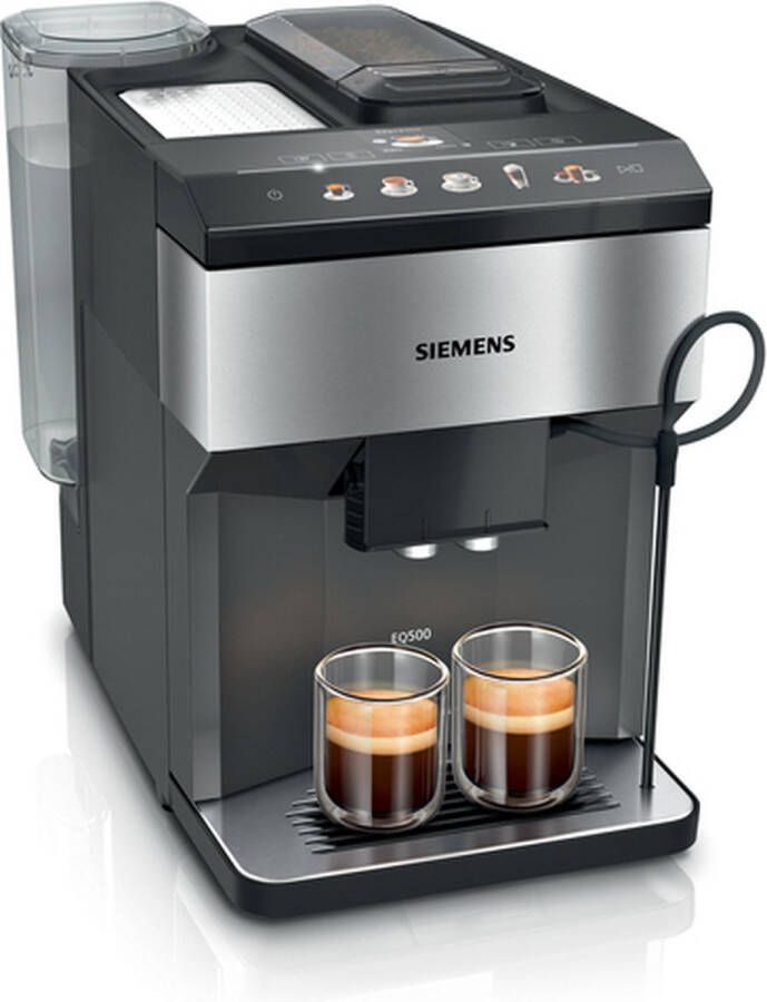 Siemens iQ500 TP517DF3 Espressomachine 1 9 l Koffiebonen Ingebouwde molen 1500 W Zwart Roestvrijstaal