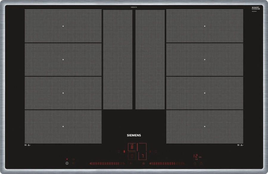 Siemens EX845LVC1E Inbouw elektrische kookplaat 80 cm 5 zone(s) Automatisch uitschakelen Touch Glaskeramiek - Foto 2