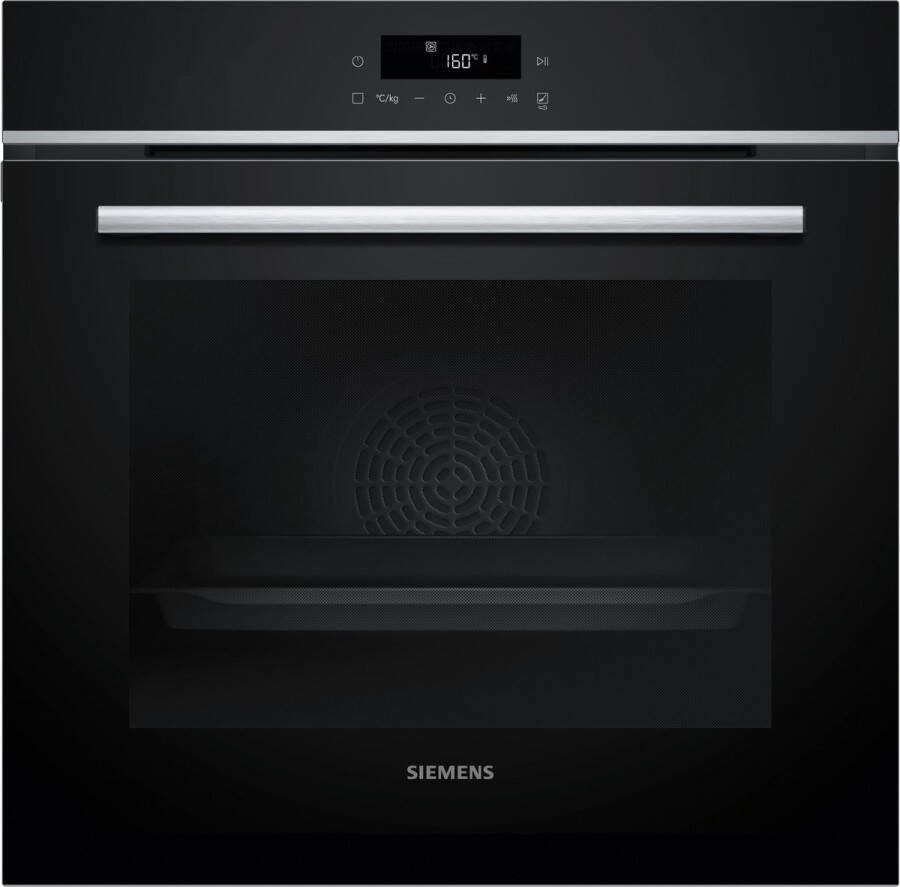 Siemens HB572ABS3 iQ300 Inbouwoven 71 l Air fry Eenvoudig te reinigen: pyrolyse + hydrolyse Inox