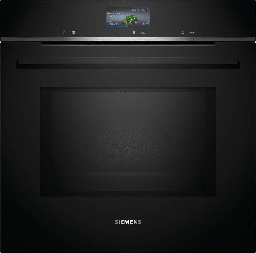 Siemens HM736G1B1 iQ700 Inbouwoven met magnetron 60 cm x 60 cm Air Fry-functie: voor perfect en gezonde gefrituurde gerechten Home Connect