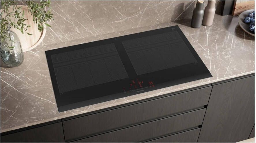 Siemens EX275HXC1E kookplaat Aluminium Zwart Ingebouwd 90 cm Inductiekookplaat zones 4 zone(s)