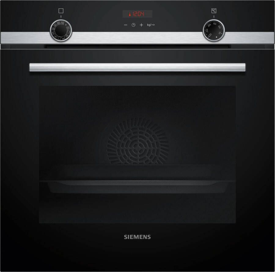 Siemens Pyrolyse oven IQ300 HB574ABR3F Zwart 7 kookmodi 59 5 x 59 4 x 54 8 cm