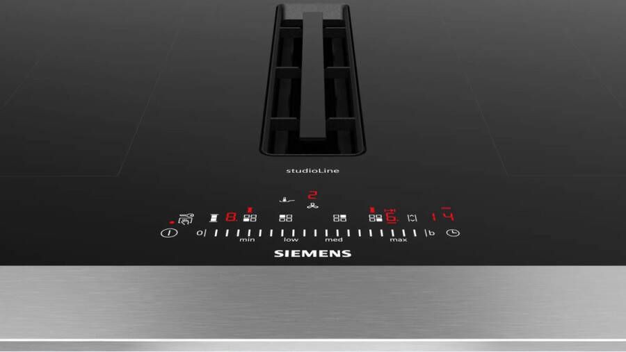 Siemens iQ500 ED807FQ25E Zwart Ingebouwd 80 cm Inductiekookplaat zones Glaskeramiek 2 zone(s)