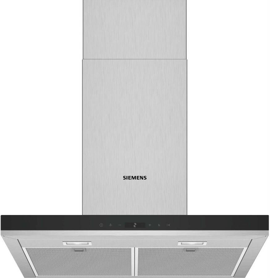 Siemens LC67BHP50 iQ500 Afzuigkap 674 m³ uur Recirculerend A label RVS 60 dB