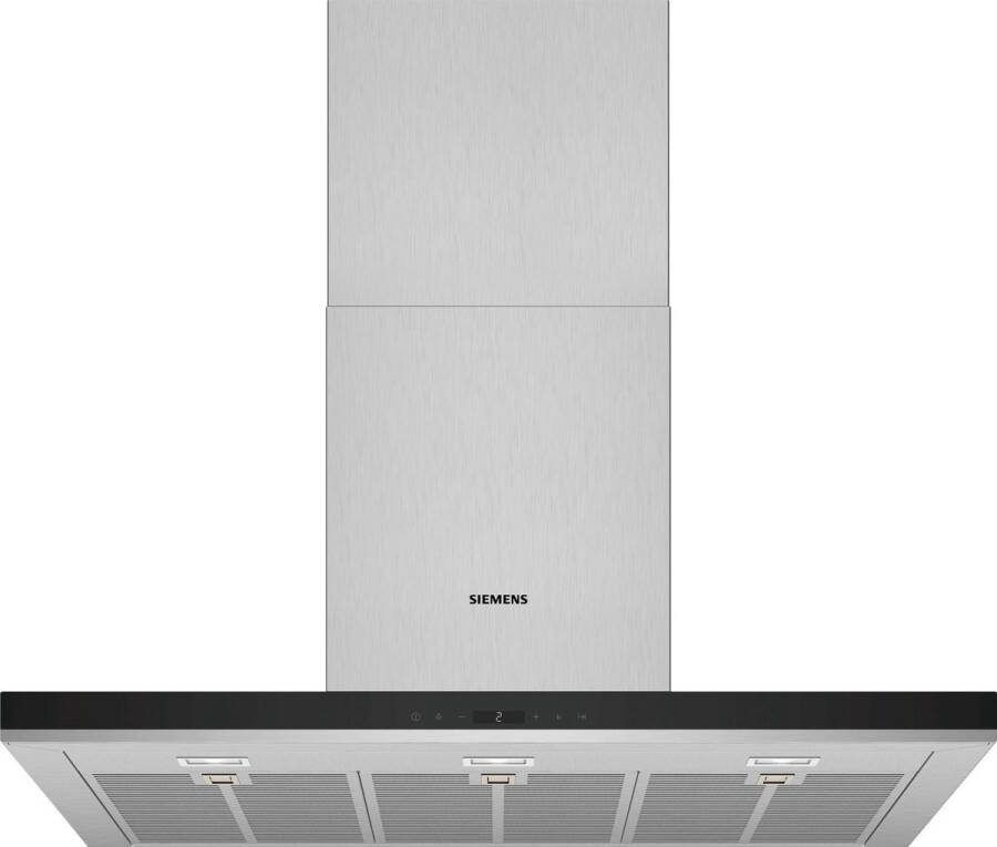 Siemens iQ500 LC97BIP50 Afzuigkap 90 cm RVS Energielabel A Ledverlichting iQdrive energiezuinige motor