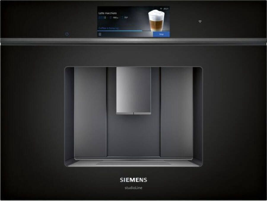 Siemens iQ700 CT918L1B0 Combinatiekoffiemachine 2 4 l Koffiebonen Ingebouwde molen 1600 W Zwart