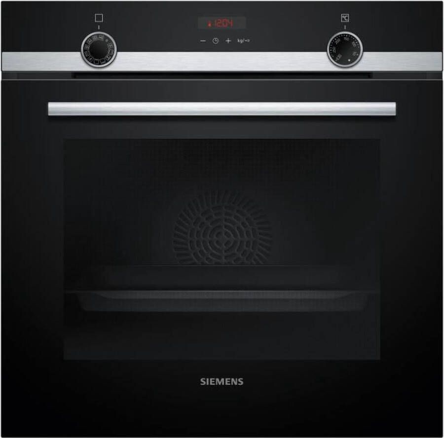 Siemens Pyrolyse oven IQ300 HB574ABR3F Zwart 7 kookmodi 59 5 x 59 4 x 54 8 cm