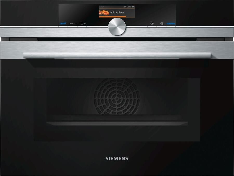 Siemens CM656NBS1 EXTRAKLASSE Inbouw oven met magnetron Grijs