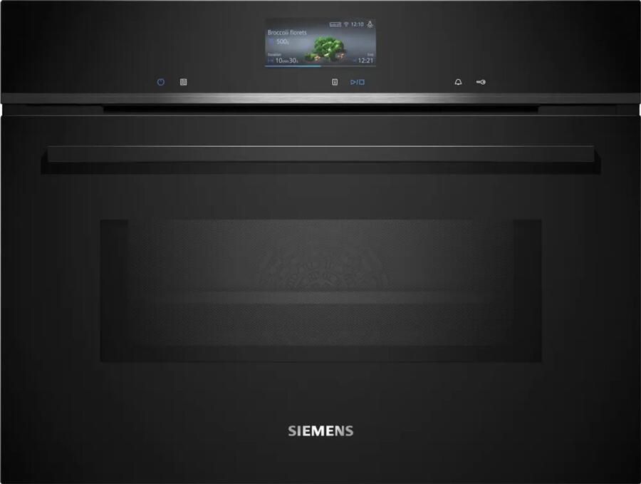 Siemens CM776GKB1 Inbouw oven met magnetron Zwart