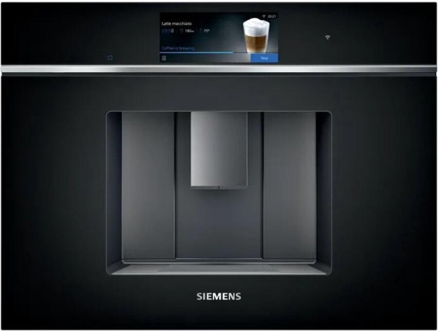 Siemens CT718L1B0 iQ700 Inbouw espressomachine Zwart Home Connect autoMilk Clean