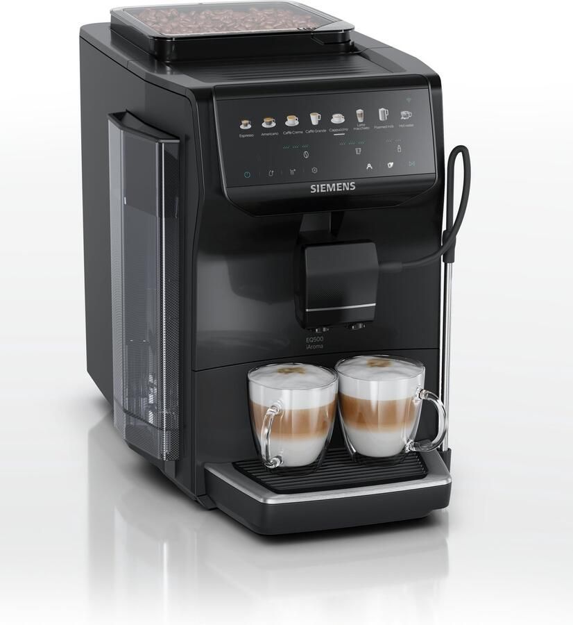 Siemens EQ500 Espresso volautomaat iAroma Piano-zwart TP553E19