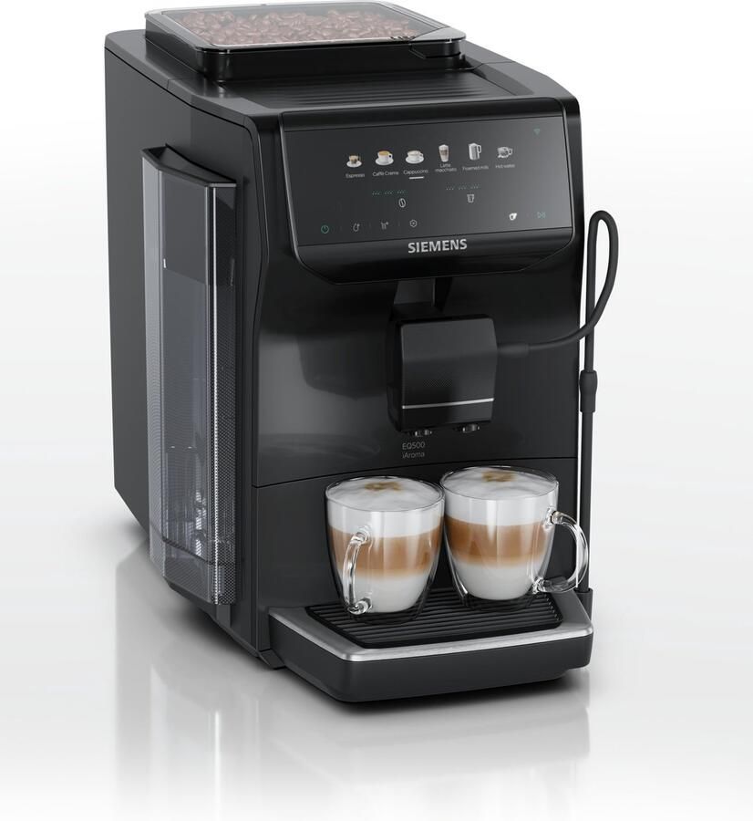 Siemens EQ500 iAroma TP551E09 Volautomatische koffiemachine autoMilk Clean Piano-zwart