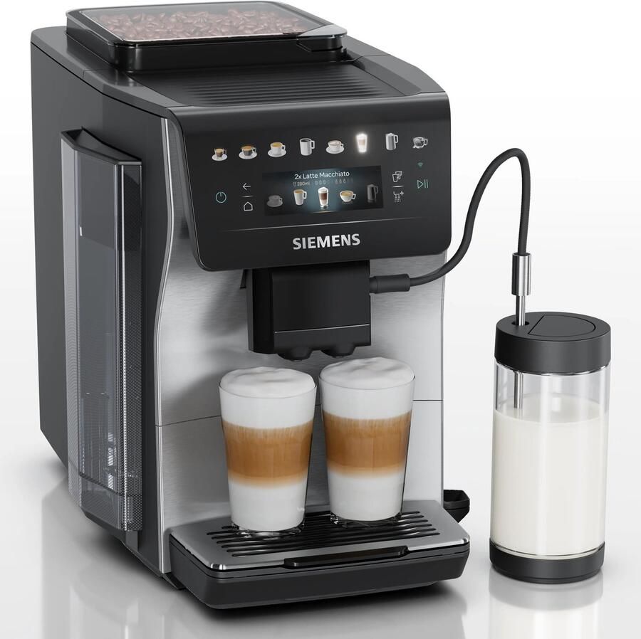Siemens EQ600 iAroma TP605EM3 Volautomatische koffiemachine RVS Verlichting 10 profielen incl. melkbeker 2026 editie - Foto 2