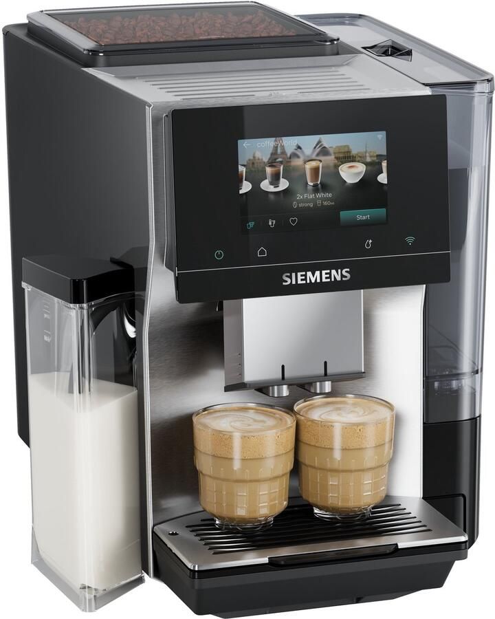 Siemens EQ700 iAroma TQ727E03 Volautomatische koffiemachine RVS Keramische maalschijven