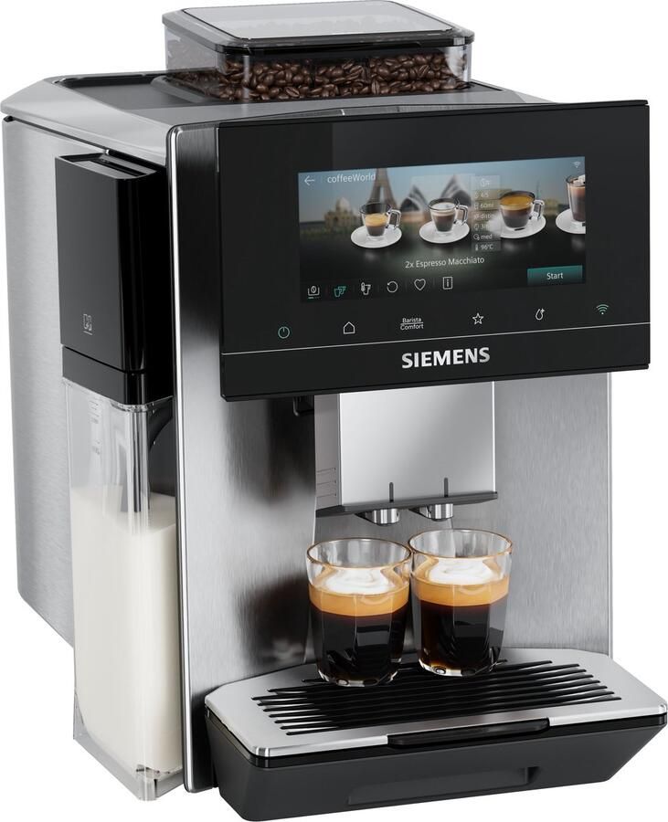 Siemens EQ900 Espresso volautomaat plus RVS TQ9X3BZ3