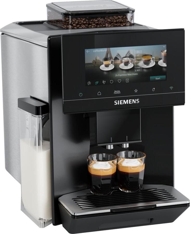 Siemens EQ900 iAroma TQ923E09 Volautomatische koffiemachine Piano zwart Keramische maalschijven