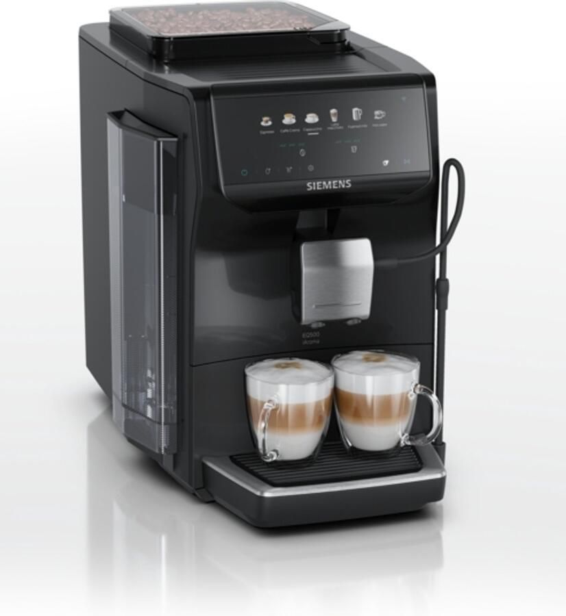 Siemens Espresso volautomaat EQ500 iAroma Piano-zwart TP551E07