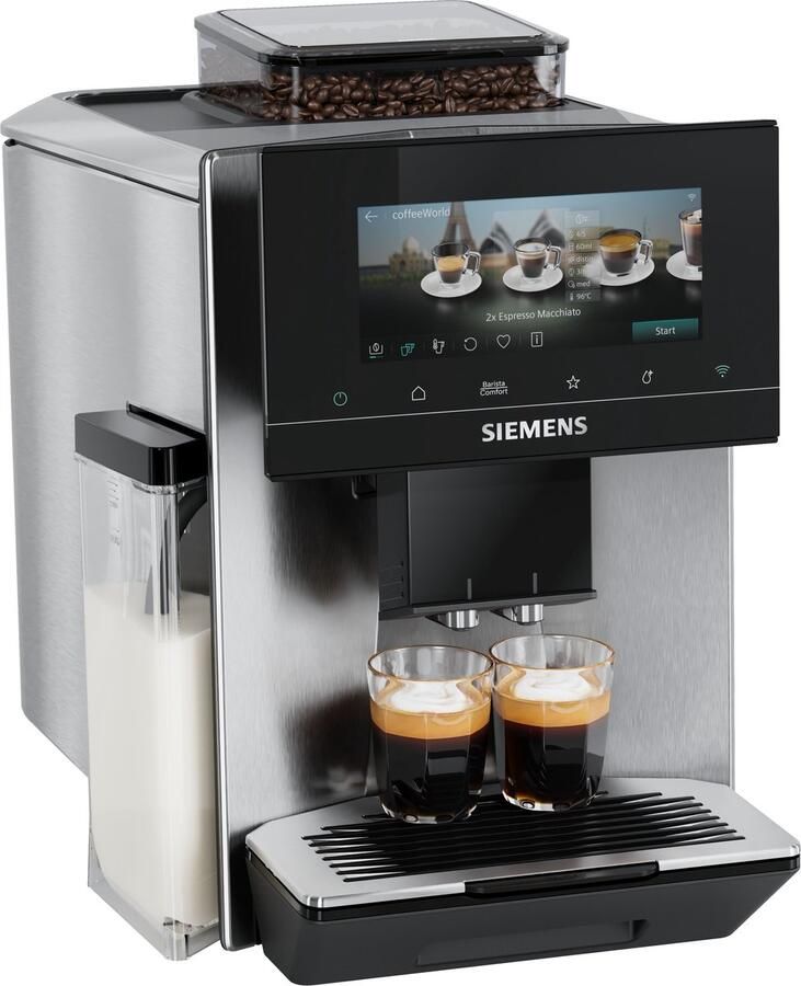 Siemens Espresso volautomaat EQ900 iAroma RVS TQ923E03