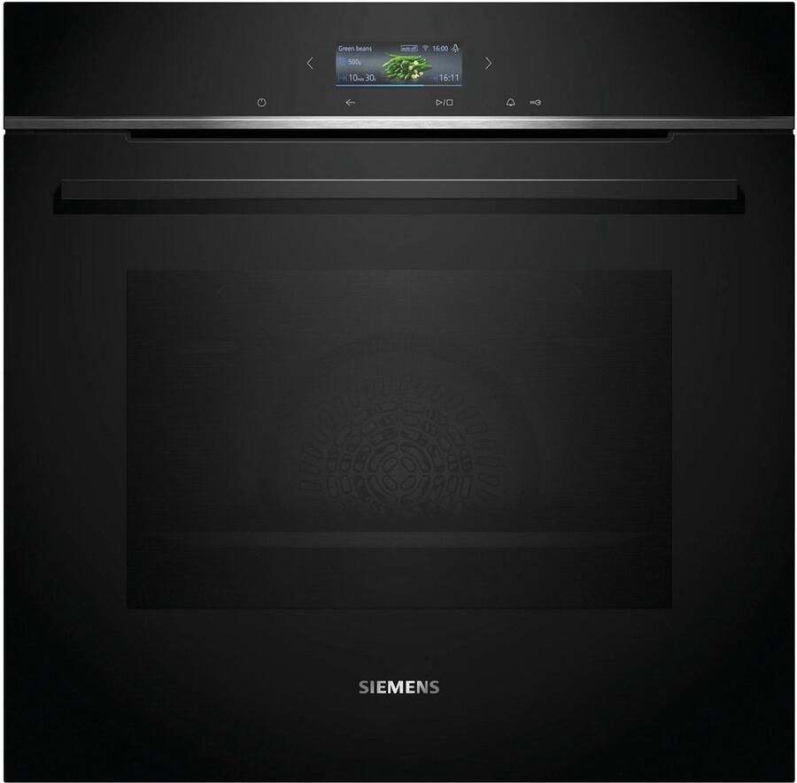 Siemens HB734G1B1 Inbouw oven Zwart 71 L Energieklasse: C 60 cm hoog 60 cm Breed