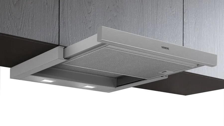 Siemens iQ100 LI63LB526 Afzuigkappen 60cm Zilvermetaalkleurig- 65db