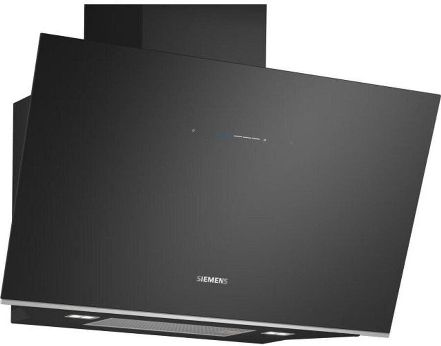 Siemens LC91KLT60-1 iQ700 Schuine Afzuigkap zwart met randafzuiging+3 Jaar Gratis Extra Garantie